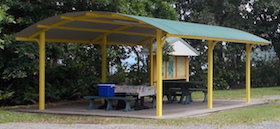 Shelter shed