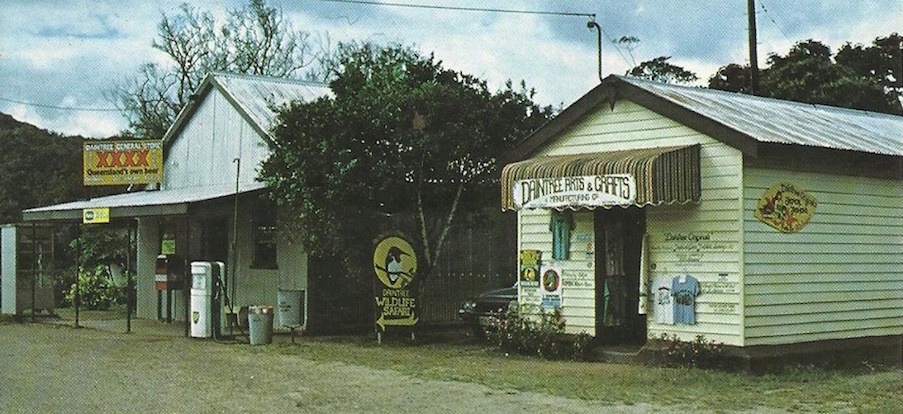 Old photo of Daintree Village