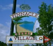 Pinnacle Village raod sign.