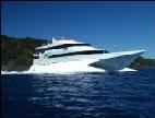 Great Barrier Reef tourist boat.